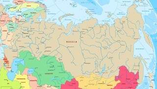 Maior país do mundo, a Rússia tem mais de 17 milhões de quilômetros quadrados, o dobro do território brasileiro, e faz fronteira com 14 países