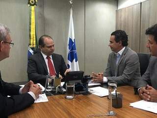 Prefeito eleito conversou com ministros e bancada federal em Brasília, na terça-feira. (Foto: Divulgação Assessoria)