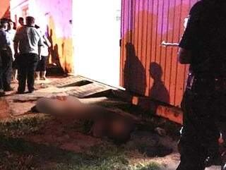 Crime aconteceu em frente a casa da vítima, em Pedro Juan Caballero (Foto: Porã News)