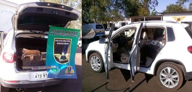 Traficante abandona ve&iacute;culo com 373 quilos de maconha 