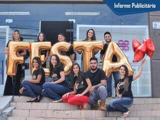 Equipe da Boutique da Festa comemora 4 anos. (Foto: Alcides Neto).