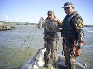 Foram apreendido 251 quilos de pescado em um mês de operação Piracema. (Foto: Divulgação)