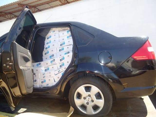 PRF apreende comboio de ve&iacute;culos com mercadorias contrabandeadas