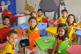 Centro educacional atende crianças de 0 a 6 anos. (Foto: Alcides Neto)