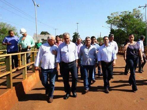 De volta das f&eacute;rias, governador inaugura obras em Maracaju