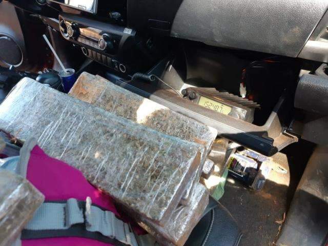 Carga apreendida em persegui&ccedil;&atilde;o somou mais de 1,8 tonelada de droga