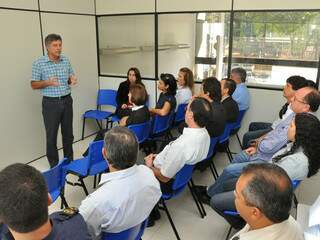 Encontro reuniu prefeito Murilo e equipes do Sebrae e Prefeitura de Dourados (Foto: Divulgação)
