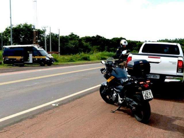Em 3 dias, PRF multa 1,3 mil condutores por excesso de velocidade