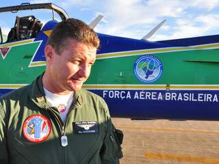 Veterano no Esquadrão, o major se despede em 2012, quando completa quatro anos como piloto. (Foto: João Garrigó)