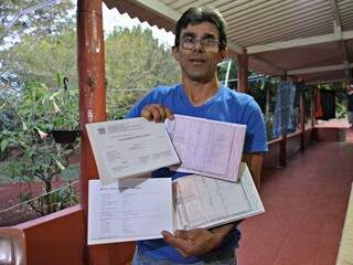 Márcio registrou a propriedade rural no município vizinho, pois não conseguiu fazê-lo em Campo Grande (Foto: Vanessa Tamires)