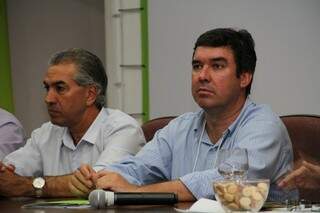 Reinaldo Azambuja convidou o presidente da Famasul para compor seu governo a partir de 2015 (Foto: Marcos Ermínio)