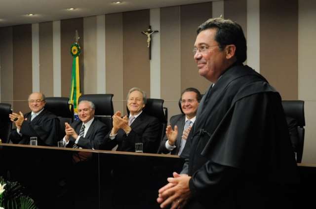 Presidente e conselheiros do TCE-MS participam da posse de Vital no TCU