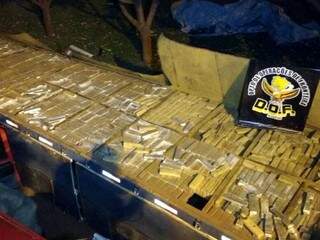 Departamento realizou a apreensão de 65 toneladas de drogas durante um ano (Foto: Divulgação/DOF)
