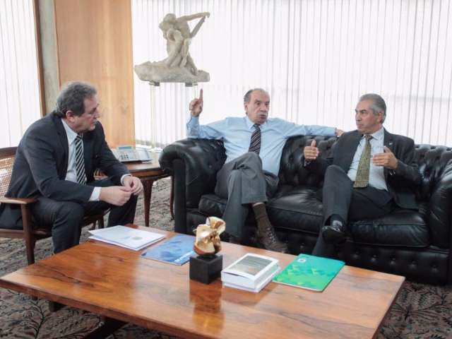 Reinaldo e Moka negociam recursos para criar o Corredor Bioce&acirc;nico