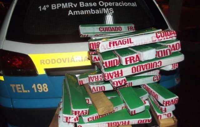 Acidente em rodovia resulta em apreens&atilde;o de 78 kg de maconha