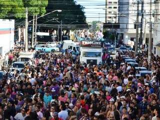 Passeata da parada gay em  2012. (Foto: Arquivo/Campo Grande News) 