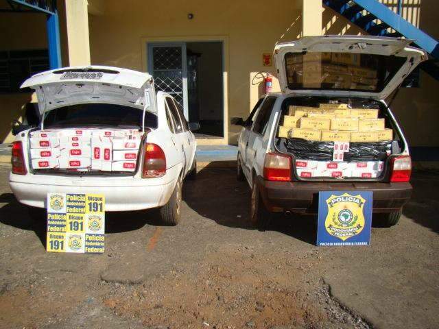  PRF apreende 1.500 pacotes de cigarros em Campo Grande