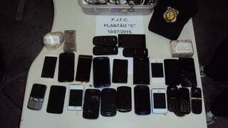 Cela da Máxima tinha 24 celulares. (Foto: Divulgação/Agepen)
