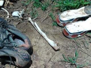Ossos foram encontrados em propriedade rural de Costa Rica (Foto: Divulgação)