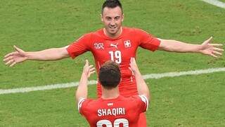 Shaqiri e Drmic  foram os nomes do jogo (Foto: Getty Images / Fifa)