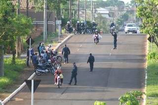 O policiamento ostensivo está sendo executado em todas suas variáveis, com 12 pontos de bloqueios em vários bairros da Capital. (Foto: Marcos Ermínio)