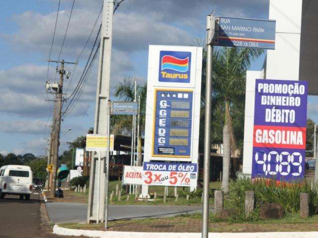 Pela 5&ordf; semana consecutiva, gasolina sobe e chega a R$ 4,51 em MS
