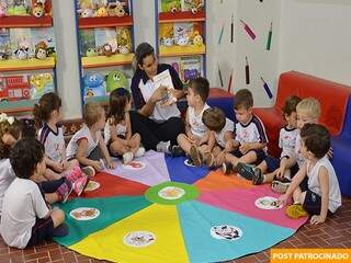 Roda de leitura na Educação Infantil (Foto:Divulgação)