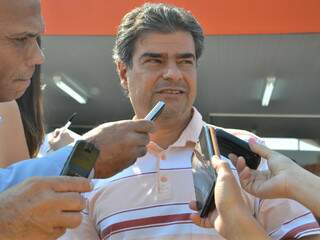 Prefeito Nelsinho Trad fala sobre reta final da campanha em Campo Grande. (Foto: Minamar Junior)