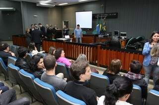 Sala foi inaugurada nesta sexta-feira no Fórum de Campo Grande (Foto: Marcelo Vitor)