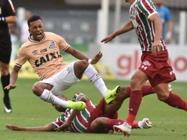 Santos vence o Fluminense por 3 a 0 na Vila Belmiro pelo Brasileir&atilde;o