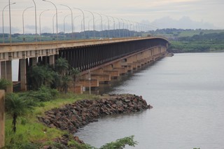Nível do rio Paraná atinge 96% devido as chuvas constantes em Aparecida do Taboado. (Foto: Divulgação)