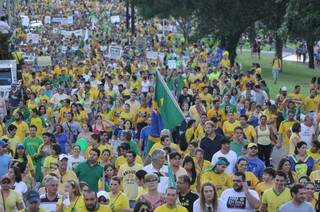 Manifestação em Campo Grande contra a Dilma será na praça do Rádio Clube, sem caminhada (Foto: Arquivo)