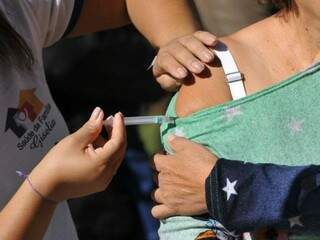 Em MS 56,1% foram vacinados; média nacional é de 70% (Foto: Alcides Neto)