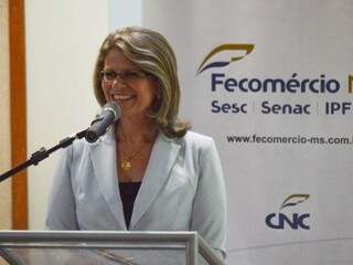 Nilde Brun é a atual secretária geral da Fecomércio MS. (Foto: Arquivo)