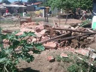 Casa demolida no Jardim Canguru (Foto: divulgação)