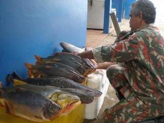 Durante período de proibição de pesca, PMA vai contar com efetivo de 360 militares fiscalizando. (Foto: Divulgação/PMA)