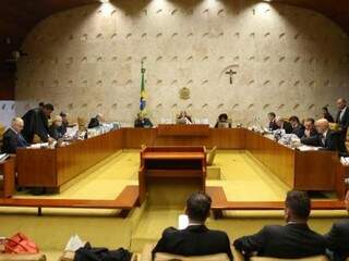 Sessão plenária do STF que julgou o habeas corpus do ex-ministro Antônio Palocci (Valter Campanato/Agência Brasil)