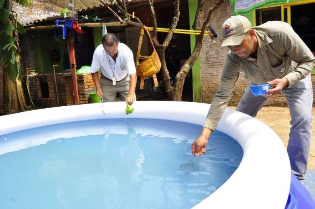 Com 1.295 casos no ano, cidade mant&eacute;m mutir&otilde;es para evitar epidemia de dengue