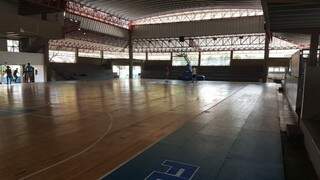 Quadra do Centro Municipal de Treinamento Esportivo que será inaugurado hoje. (Foto: Divulgação/Prefeitura)
