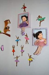 Bailarina, menininha tem quarto todo decorado. (Foto: Paula Maciulevicius)