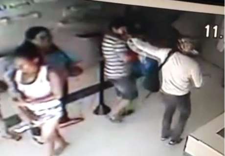 Vídeo mostra agressividade de ladrões em assalto frustado a lotérica