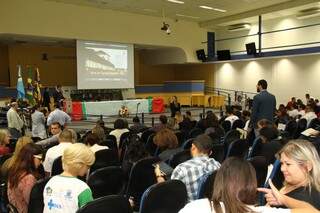 Conferência acontece até este sábado na Câmara de Campo Grande. (Foto:Marcos Ermínio)