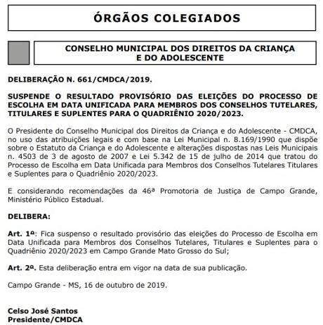 Alvo de reclama&ccedil;&otilde;es, elei&ccedil;&atilde;o para conselheiro tutelar &eacute; suspensa 