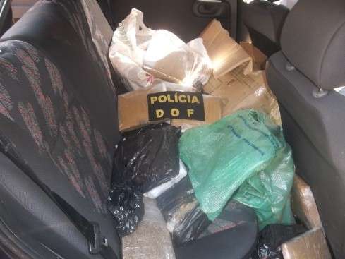 Jovem &eacute; preso com 126 kg de maconha e coca&iacute;na em Maracaju