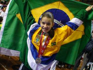 Ana Maria Barbosa é uma das apostas da delegação do Estado para conquista de medalhas; ela foi 2º lugar no Sul-Americano. (Foto: Divulgação)