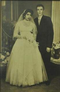 Casamento dos dois foi em fevereiro de 1958. (Foto: Arquivo Pessoal)