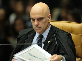 Ministro Alexandre de Moraes durante julgamento. (Foto: Rosinei Coutinho/STF)