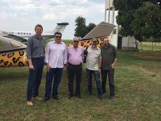 Autoridades participaram de sobrevoo nesta manhã. (Foto: Reprodução Facebook)