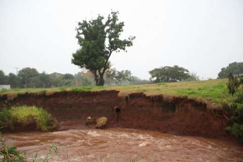 Chuva supera média para todo o mês de julho e causa estragos