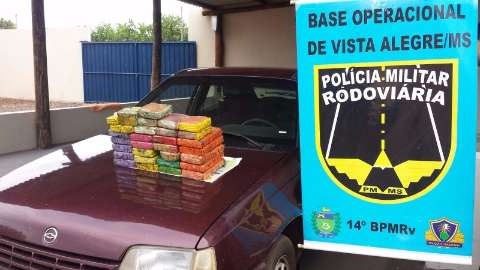 Policia Militar Rodoviária apreende 27,13 quilos de cocaína no Copo Sujo